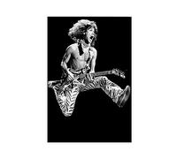 Poster sur toile Eddie Van Halen - Décoration murale pour salon et chambre à coucher - Sans cadre - 30 x 45 cm