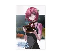 Poster sur toile Elfen Lied:In The Passing Rain, Or, How Can A Girl Have Reached Such Feelings? - Décoration de chambre à coucher, bureau, chambre, cadeau 30 x 45 cm