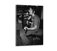 Poster sur toile Elliott Smith chanteur - Décoration murale moderne pour salon, chambre à coucher - 40 x 60 cm - Style moderne