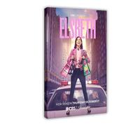 Poster sur toile Elsbeth de la série TV - Décoration pour chambre à coucher, bureau, chambre - Cadeau - 50 x 75 cm