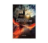 Poster sur toile Fantastic Beasts The Secrets of Dumbledore - Décoration murale pour salon, chambre à coucher - 40 x 60 cm