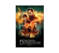 Poster sur toile Fantastic Beasts The Secrets of Dumbledore - Décoration murale pour salon, chambre à coucher - 40 x 60 cm