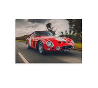 Poster sur toile Ferrari 250 Gto - Décoration murale moderne pour chambre à coucher - 40 x 60 cm