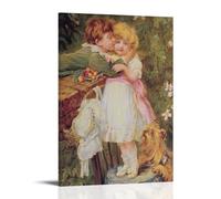 Poster sur toile Frederick Painter's, amitiés des enfants, décoration murale moderne pour chambre à coucher, 50 x 75 cm