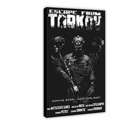 Poster sur toile Game Escape from Tarkov 14 pour décoration de chambre à coucher, de sport, de bureau, de chambre, de décoration, cadeau : 60 × 90 cm