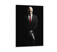 Poster sur toile Game Hit-man 1 pour décoration de chambre à coucher, bureau, chambre, cadeau, 50 x 75 cm