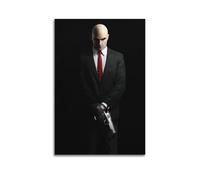Poster sur toile Game Hit-man 1 pour décoration de chambre à coucher, bureau, chambre, cadeau 60 x 90 cm