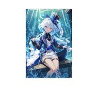 Poster sur toile Genshin Impact Furina 40 x 60 cm