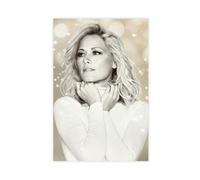 Poster sur toile Helene Fischer de la chanteuse pop - Décoration murale pour salon, chambre à coucher - 30 x 45 cm