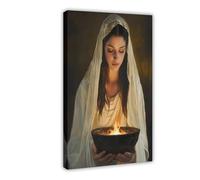 Poster sur toile Hestia déesse du foyer (1) pour décoration de chambre à coucher, bureau, chambre, cadeau 20 x 30 cm
