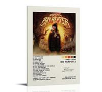 Poster sur toile imperméable avec inscription « Bin Reaper 3 Babytron » - Impression HD résistante aux UV - Convient pour les salons et les couloirs - Cadeau idéal - 30 x 45 cm