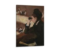 Poster sur toile « In The Loge Mary Cassatt » - Décoration murale - 30 x 45 cm