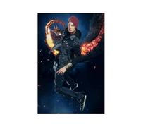 Poster sur toile Infamous Second Son Game (4) - Décoration murale pour salon, chambre à coucher - 60 x 90 cm
