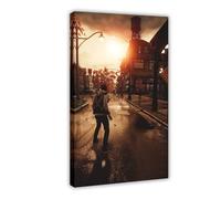 Poster sur toile « Infamous Second Son Game » pour décoration de chambre à coucher, bureau, chambre, cadeau 30 x 45 cm