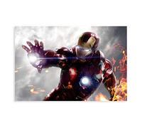 Poster sur toile Iron Man Tony Stark Jr. Robert Downey Movie 11 - Décoration murale pour salon, chambre à coucher - Sans cadre : 30 x 45 cm