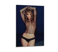 Poster sur toile Jennifer Singer Lopez 2 - Décoration murale pour salon, chambre à coucher - 60 x 90 cm