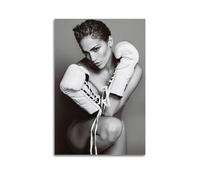 Poster sur toile Jennifer Singer Lopez 9 - Décoration de chambre à coucher, TV, bureau - Cadeau - 50 x 75 cm