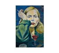 Poster sur toile Joni Mitchell 2 - Décoration pour chambre à coucher, bureau, chambre - Cadeau - Sans cadre - 50 x 75 cm