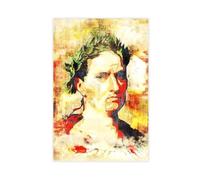 Poster sur toile Jules César - Décoration murale pour salon, chambre à coucher - 20 x 30 cm