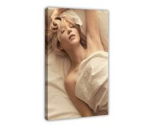 Poster sur toile Lea Seydoux 011 - Décoration de chambre à coucher, bureau, chambre, cadeau - 40 x 60 cm