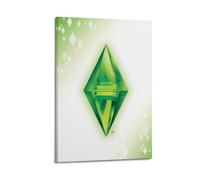 Poster sur toile Les Sims 1 - Décoration murale pour salon, chambre à coucher - 30 x 45 cm