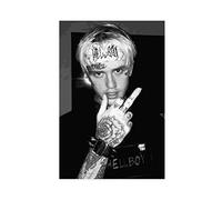 Poster sur toile Lil Peep rappeur (4) - Décoration de chambre à coucher, paysage sportif - Décoration de bureau - Cadeau sans cadre - 20 x 30 cm