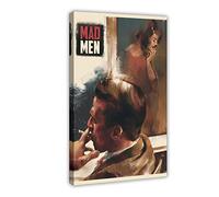Poster sur toile Mad Men Series 7 - Décoration de chambre à coucher - Cadre cadeau : 30 x 45 cm