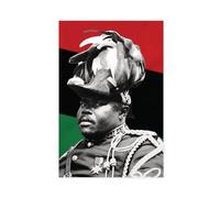 Poster sur toile Marcus Garvey - Décoration pour chambre à coucher, bureau, chambre - Cadeau sans cadre - 30 x 45 cm