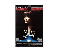 Poster sur toile Marie Trintignant Stephane Audran BETTY Claude Chabrol 1992 - Décoration murale pour salon, chambre à coucher - 30 x 45 cm