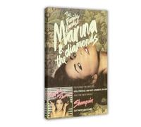 Poster sur toile Marina And The Diamonds The Family Jewels - Décoration pour chambre à coucher, bureau, chambre - Cadeau idéal - 40 x 60 cm