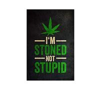 Poster sur toile motif feuille de cannabis de Marijuana - Décoration de chambre à coucher, de sport, de bureau, de chambre - 40 × 60 cm
