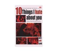 Poster sur toile Movie 10 Things I Hate About 2 - Décoration pour chambre à coucher, bureau, chambre - Cadeau - 50 x 75 cm