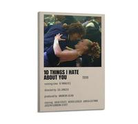 Poster sur toile Movie 10 Things I Hate About You 8 - Décoration de chambre à coucher, bureau, chambre - Cadeau 20 x 30 cm