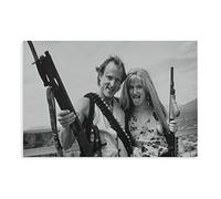 Poster sur toile Natural Born Killers Action Crime - Décoration de chambre à coucher - Paysage sportif - Décoration de bureau - Cadeau sans cadre - 50 x 75 cm