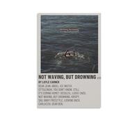 Poster sur toile « Not Waving, But Drowning Loyle Carner » - Décoration murale pour la maison, la chambre à coucher, l'esthétique, le salon, décoration murale solide, sans cadre, 40 x 60 cm