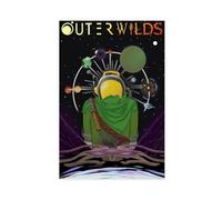 Poster sur toile Outer Wilds Adventure Game 9 - Décoration murale pour salon, chambre à coucher - 30 x 45 cm