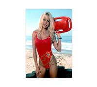 Poster sur toile Pamela Anderson - Décoration murale pour salon, chambre à coucher - 40 x 60 cm