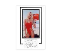 Poster sur toile Pamela Anderson - Décoration pour chambre à coucher, bureau, chambre - Cadeau - 50 x 75 cm
