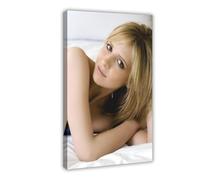 Poster sur toile Portrait de l'actrice intellectuelle Sarah Michelle Gellar - Décoration pour chambre à coucher, bureau, chambre - Cadeau - 20 x 30 cm