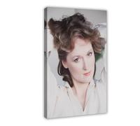 Poster sur toile représentant l'actrice Meryl de Meryl - Streep - Cadeau - 50,8 x 76,2 cm - Poster sur toile - Décoration murale pour salon, chambre à coucher - 50,8 x 76,2 cm