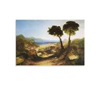 Poster sur toile représentant le célèbre peintre J.M.W. Turner (25) - Décoration d'intérieur - 20 x 30 cm
