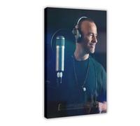 Poster sur toile représentant le chanteur Eros Ramazzotti 50 x 75 cm