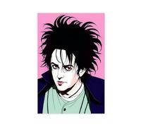 Poster sur toile représentant le groupe de rock et The Cure Band - 40 x 60 cm