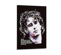 Poster sur toile représentant le guitariste de rock Jeff-Buckley (13) - Décoration murale pour salon - 20 x 30 cm