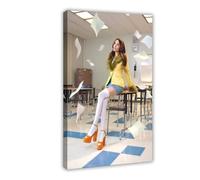 Poster sur toile représentant Madison de la chanteuse populaire Madison - Décoration murale pour salon, chambre à coucher - 60 x 90 cm