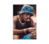 Poster sur toile représentant un rappeur de Sfera Ebbasta Hiphop et chanteur - 40 x 60 cm