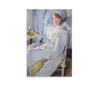 Poster sur toile représentant une femme de la Nouvelle-Angleterre Cecilia Beaux (60 x 90 cm)