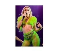 Poster sur toile représentant Zara Larsson de la chanteuse charismatique - Décoration pour chambre à coucher, bureau, chambre - Cadeau - 60 x 90 cm