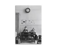 Poster sur toile Robert Doisneau 15 - Décoration pour chambre à coucher, bureau, chambre - Cadeau - 40 x 60 cm