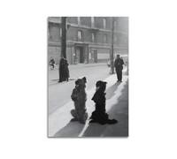 Poster sur toile Robert Doisneau (2) - Décoration murale pour chambre à coucher et salon - Sans cadre - 40 x 60 cm